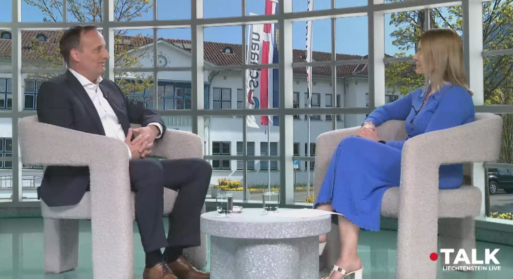 Christoph Lingg, VU-Vorsteherkandidat für Schaan zu Gast bei 1FL TV