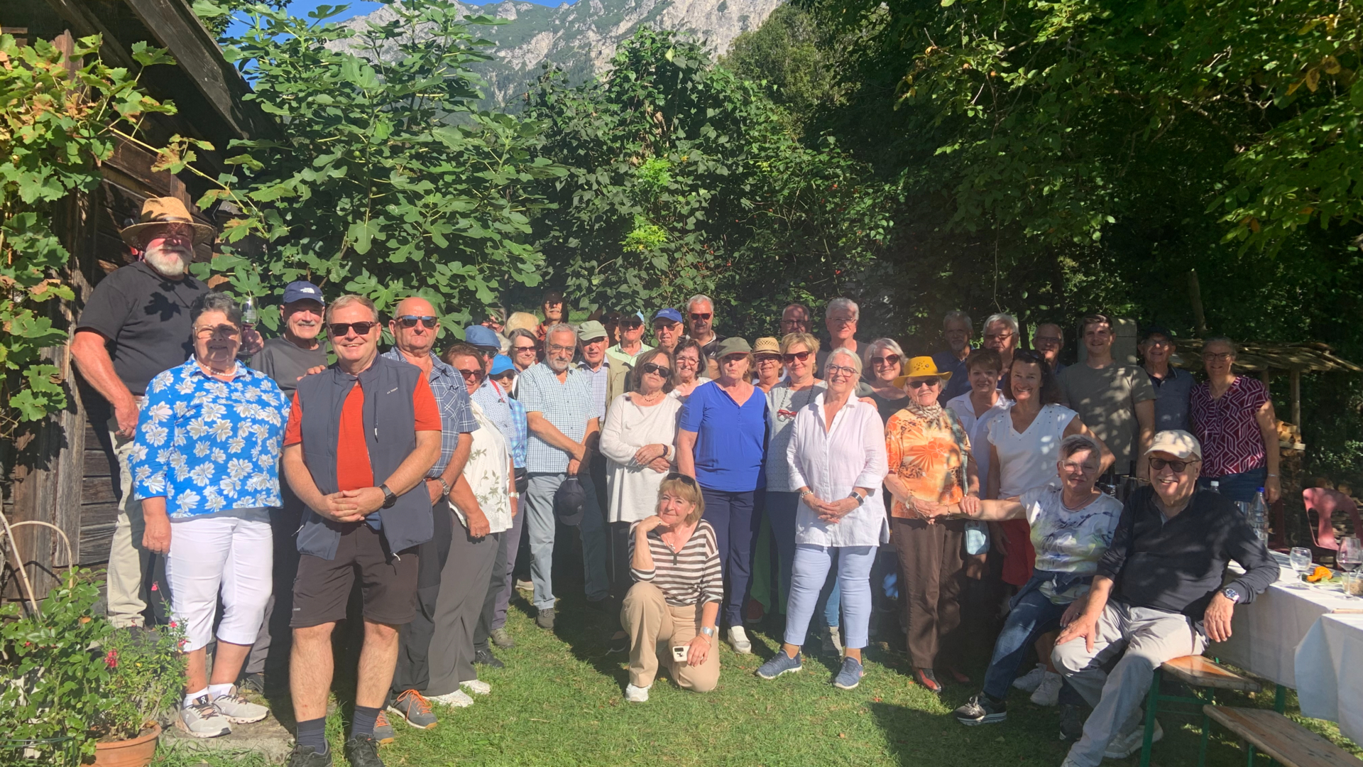 Kaiserwetter bei der Seniorenunions-Weinwanderung
