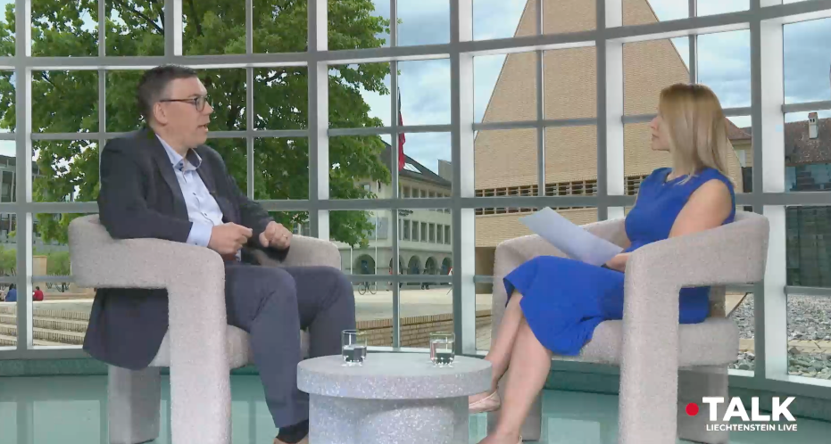 Stv. Landtagsabgeordneter Mario Wohlwend zu Gast bei 1FL TV