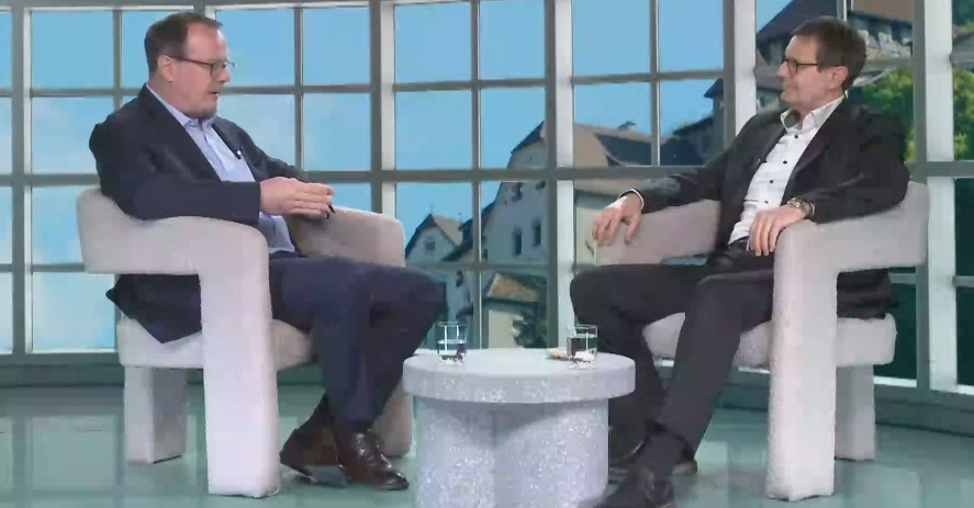 Parteipräsident Thomas Zwiefelhofer zu Gast bei 1FL TV